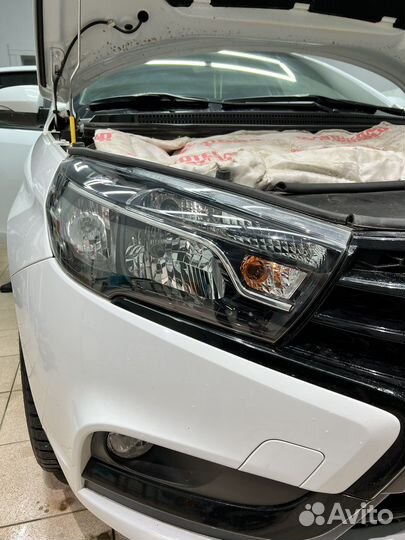 Бронирование фар LADA Granta New