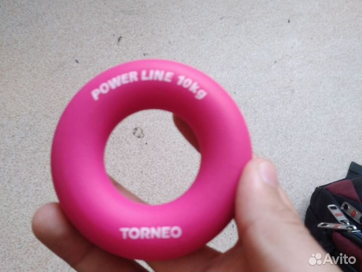 Эспандер 10 кг torneo розовый