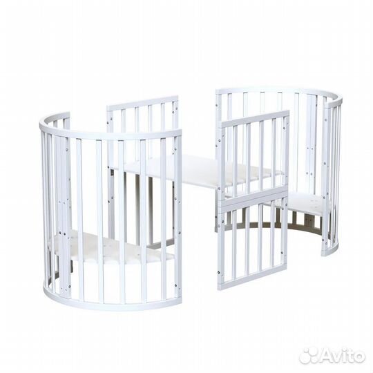 Детская кроватка Babyton 9 в 1 с маятником