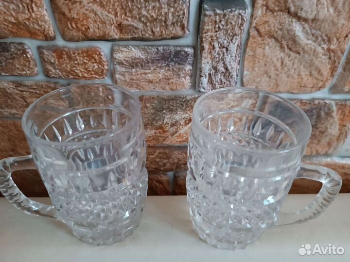 Кружки пивные СССР Crystal Bohemia