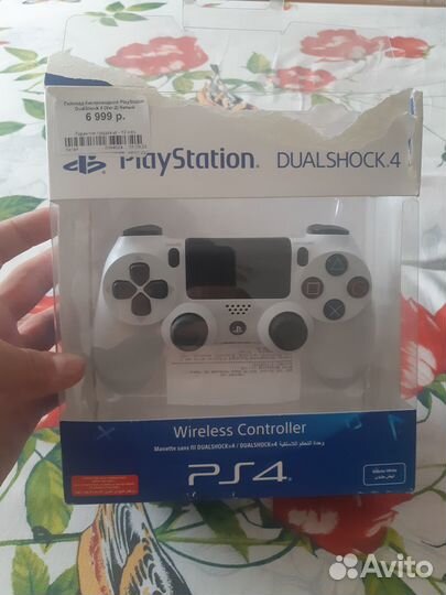 Геймпад Playstation Dualshock 4(Ver. v2) Белый