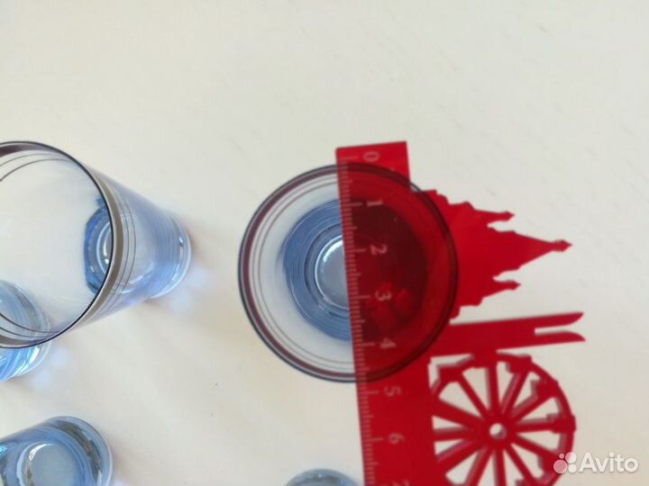 Стопка из цветного стекла времён СССР