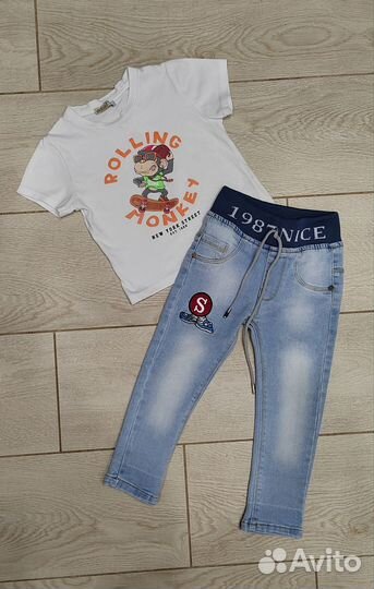 Фирменные вещи на мальчика 80-86 (цены разные)
