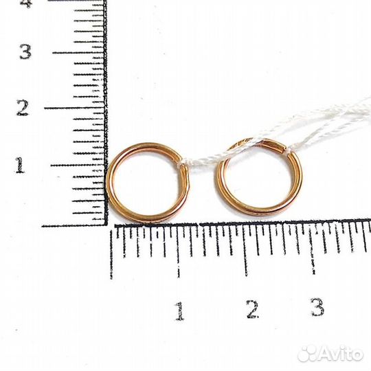 Золотые серьги