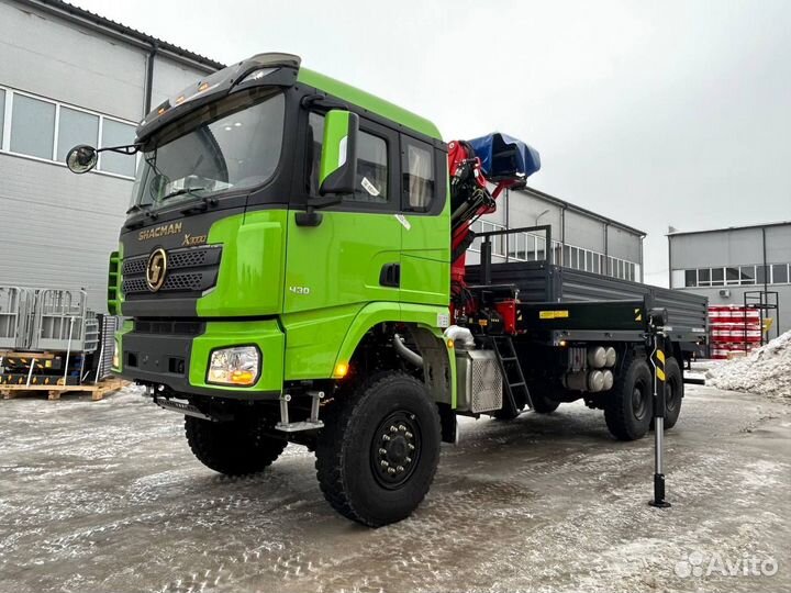 Автомобиль бортовой с кму на Shacman