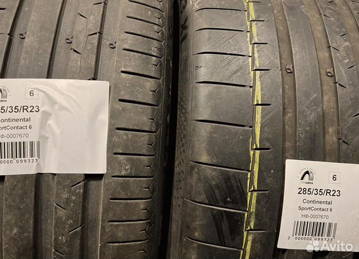 Continental SportContact 6 285/35 R23 94Y