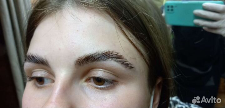 Ламинирование +окрашивание+ ботокс ресниц