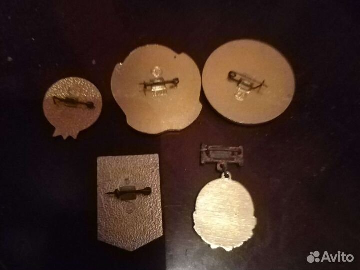 Значки СССР Ленин В.И 5шт