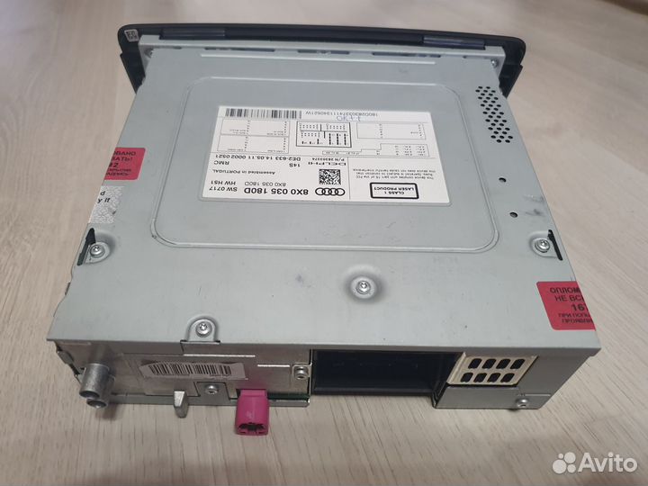 RMC Concert audi A1 8X 8X0035180 и 8XA035180