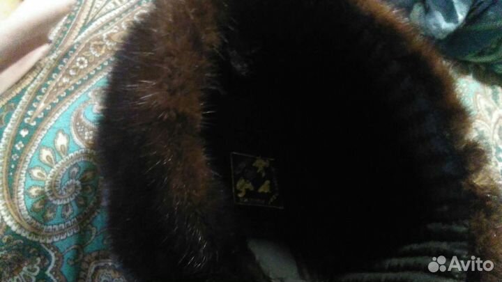 Норковая шапка мужская