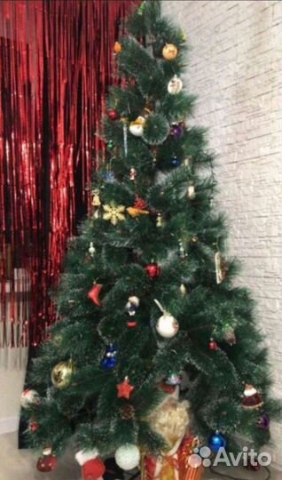 Елка искусственная сосна пушистая новогодняя