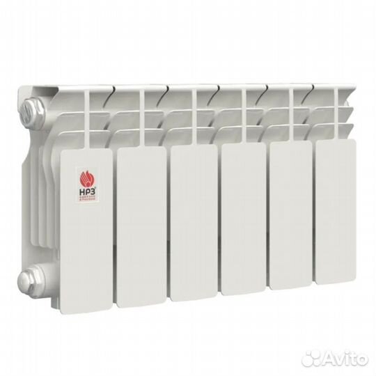 Радиатор al нрз Люкс 200/100 14 секций вес 0,8кг 1