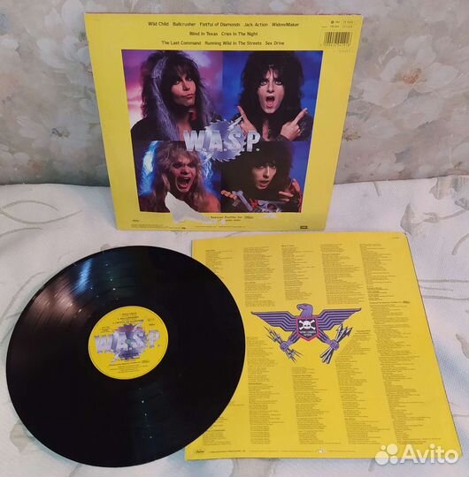 W.A.S.P. The Last Command 1985 Оригинал LP