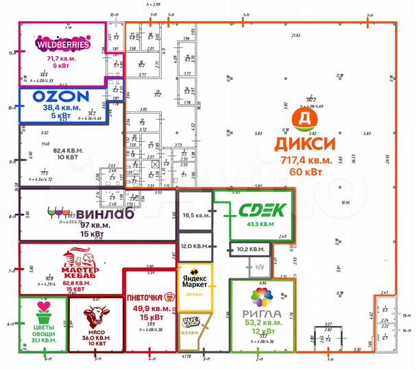 Помещение с ремонтом в ТК, 10.2 м²
