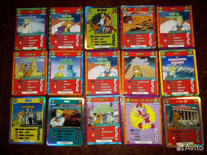 Карточки скуби ду великие тайны мира