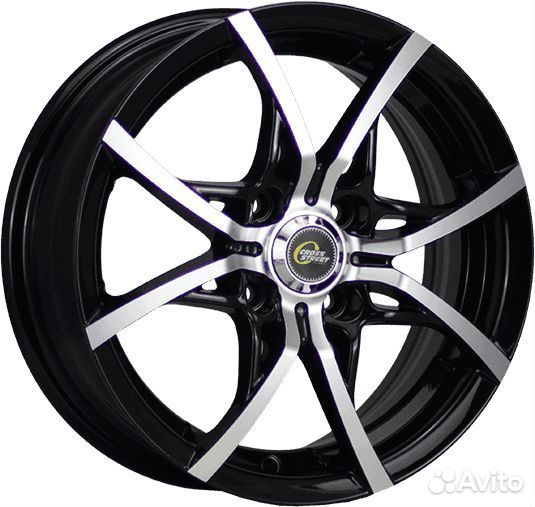 R15 4x100 6J ET50 D60,1 Cross Street Y5314 BKF