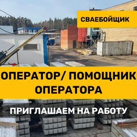 Оператор, помощник оператора сваебойки