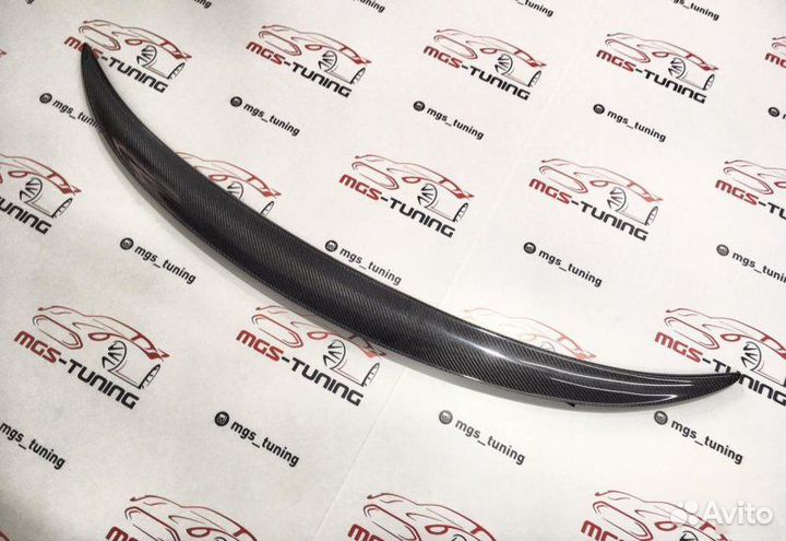 Спойлер на BMW X6 series E71 M-Perfomace Карбон