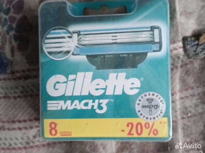 Кассеты Gillette Mach3 8 шт