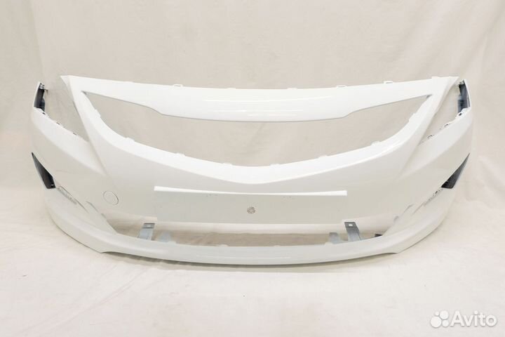 Hyundai solaris Бампер белый