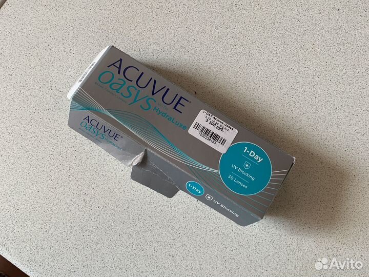 Линзы контактные acuvue oasys 1 day -3.75