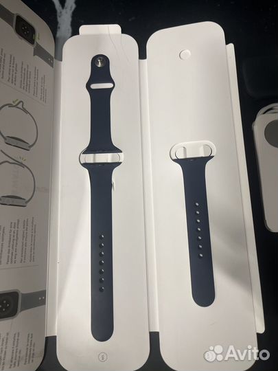 Часы apple watch 6 44 mm синий