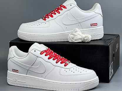 Кроссовки Nike Air Force 1 White Supreme