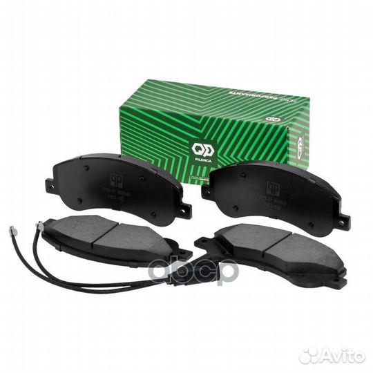 Колодки тормозные диск.передние transit FD-P8950