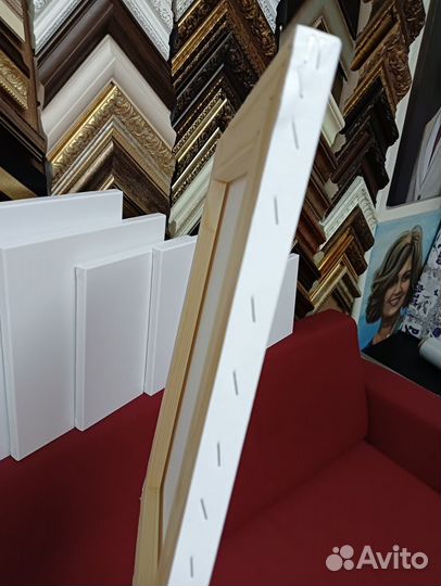 Холст на подрамнике/кусками для художника