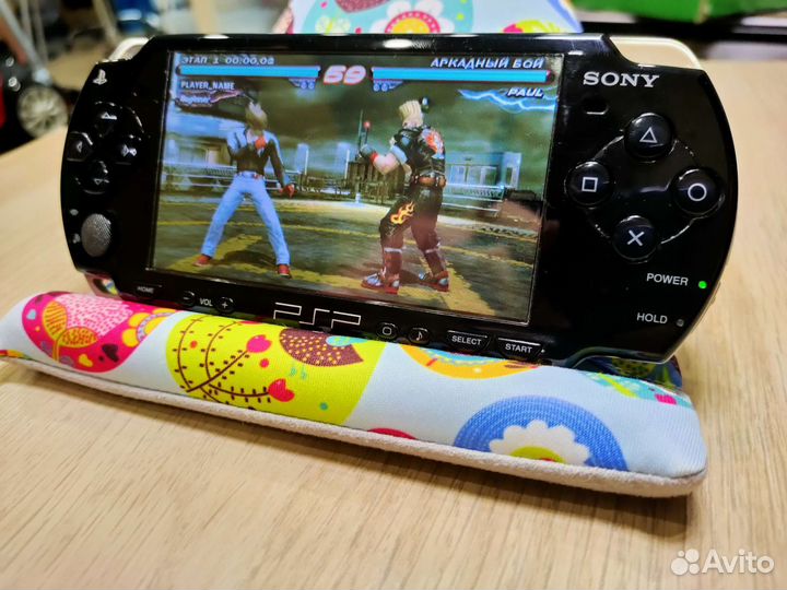 Sony PSP 2008 Black 128GB Реальные игры/Подарок