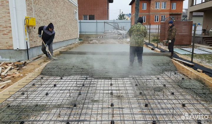 Бетон M100. Зaливкa. Дocтавка. от 3 куб