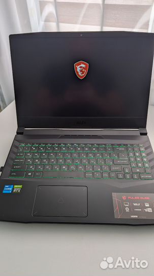 Ноутбук MSI GL66 pulse i5, 16gb ram RTX3060