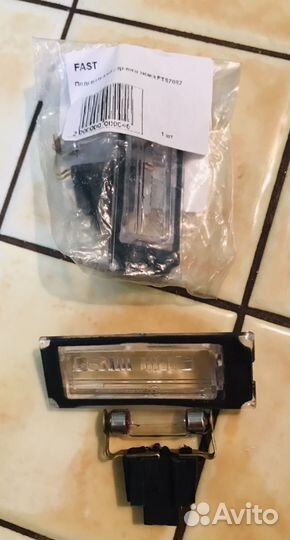 Подсветка заднего номера Fiat Ducato