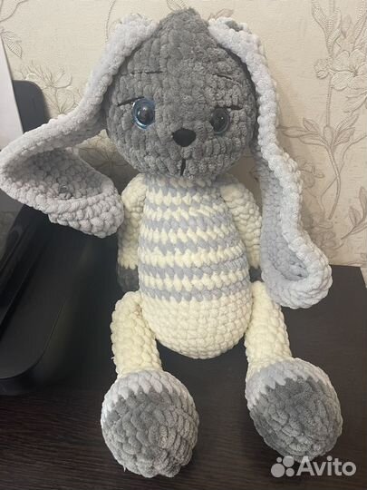 Мягкая игрушка заяц ручной работы