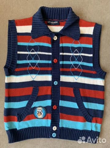 Жилетка для мальчика 6/116, новая