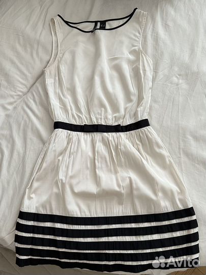 Платье бежевое летнее mango