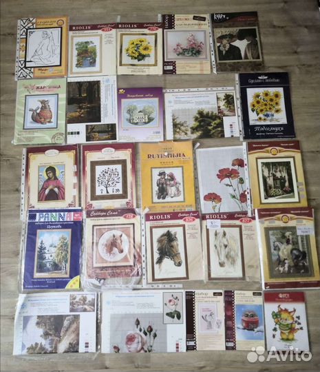 Вышивка крестиком 2 (наборы, схемы +нитки)