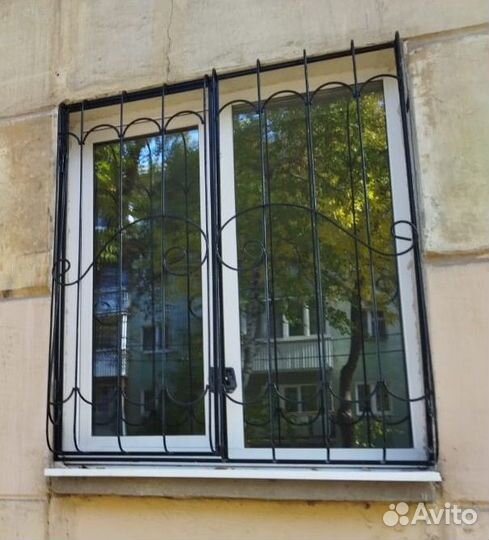 Решетка на окно N 1087 открывающаяся