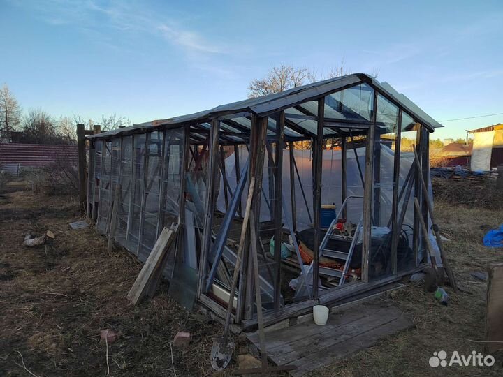 Теплица металлическая под стекло