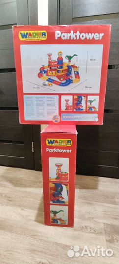 Парковка для машинок 3-уровневая с машинками новая