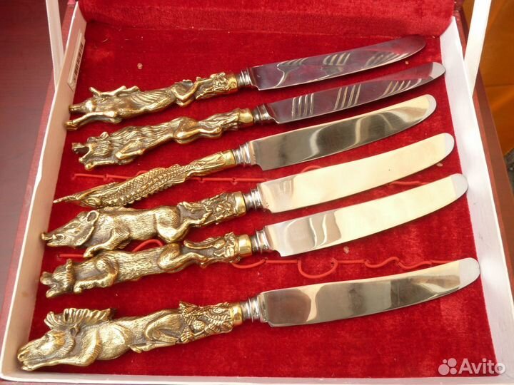Вилки Ножи бронза