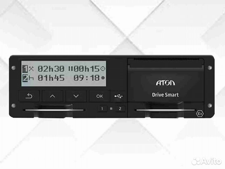 Тахограф атол Drive Smart (Новый) с чипом нкм