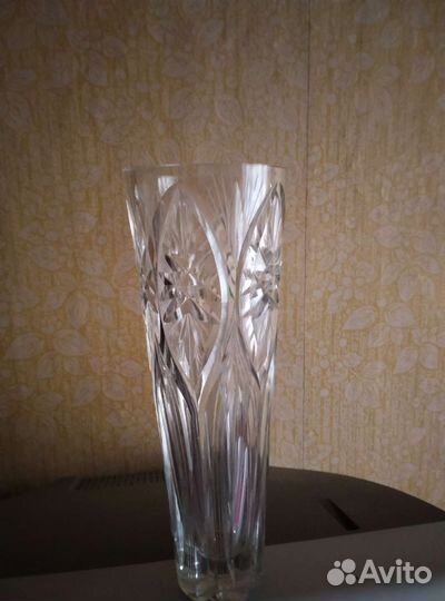 3 хрустальные вазы СССР