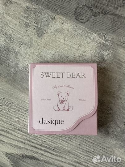 Dasique новинка My Bear палетки для губ и щек