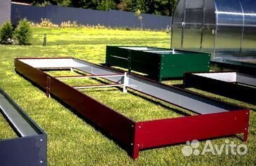 Грядки оцинкованные полимерные