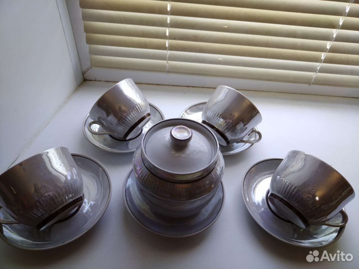 Остатки сервиза СССР Пролетарский неполный, посуда