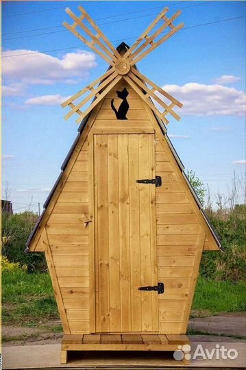 Уличный туалет с установкой Ш545