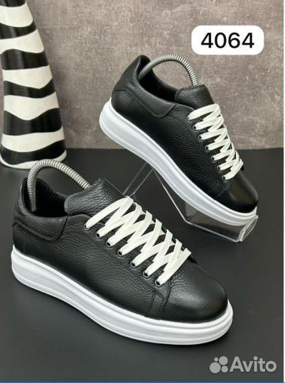 Кеды полуботинки, туфли натуральная кожа