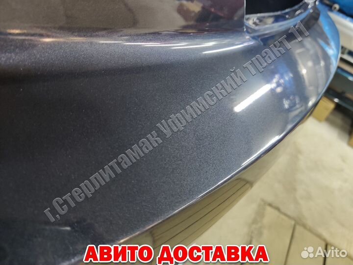 Бампер задний Kia Spectra мерцающий синий 6B NEW