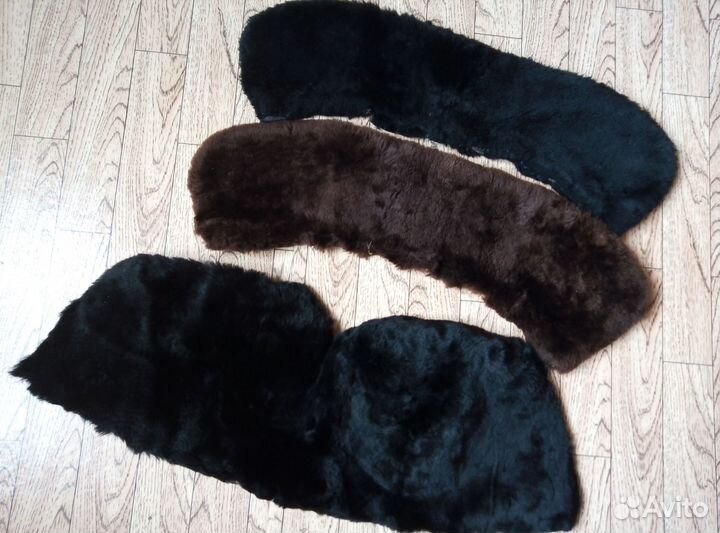 Мех цигейка, воротник меховой, овчина натуральная